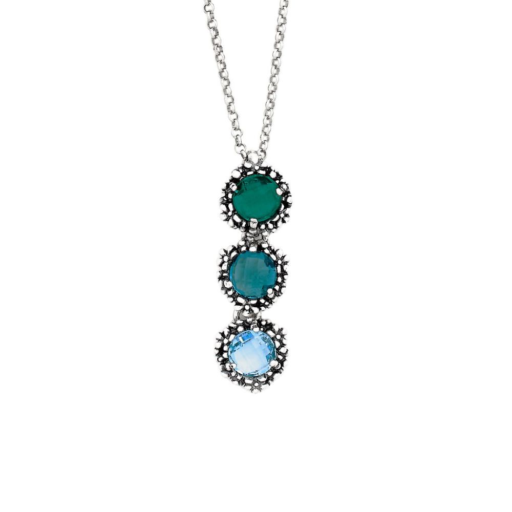 Collana Giovanni Raspini Blue Ivy Pendente Cascata