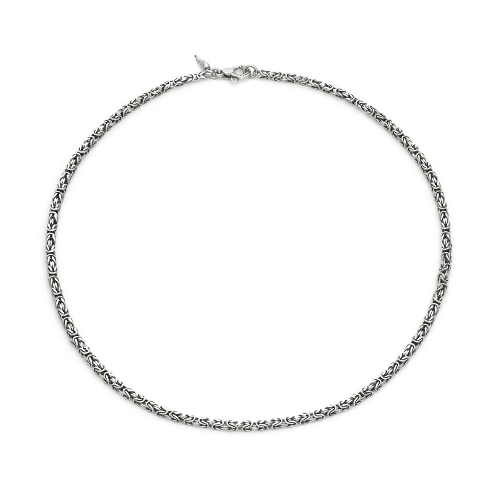 Giovanni Raspini Necklace Byzantine Chains Quadra Mini