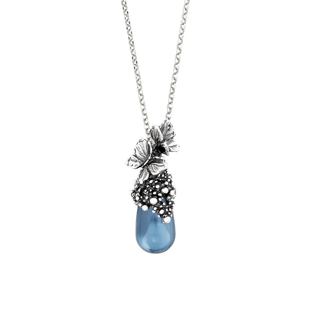Collana Giovanni Raspini Gocce Color Farfalle