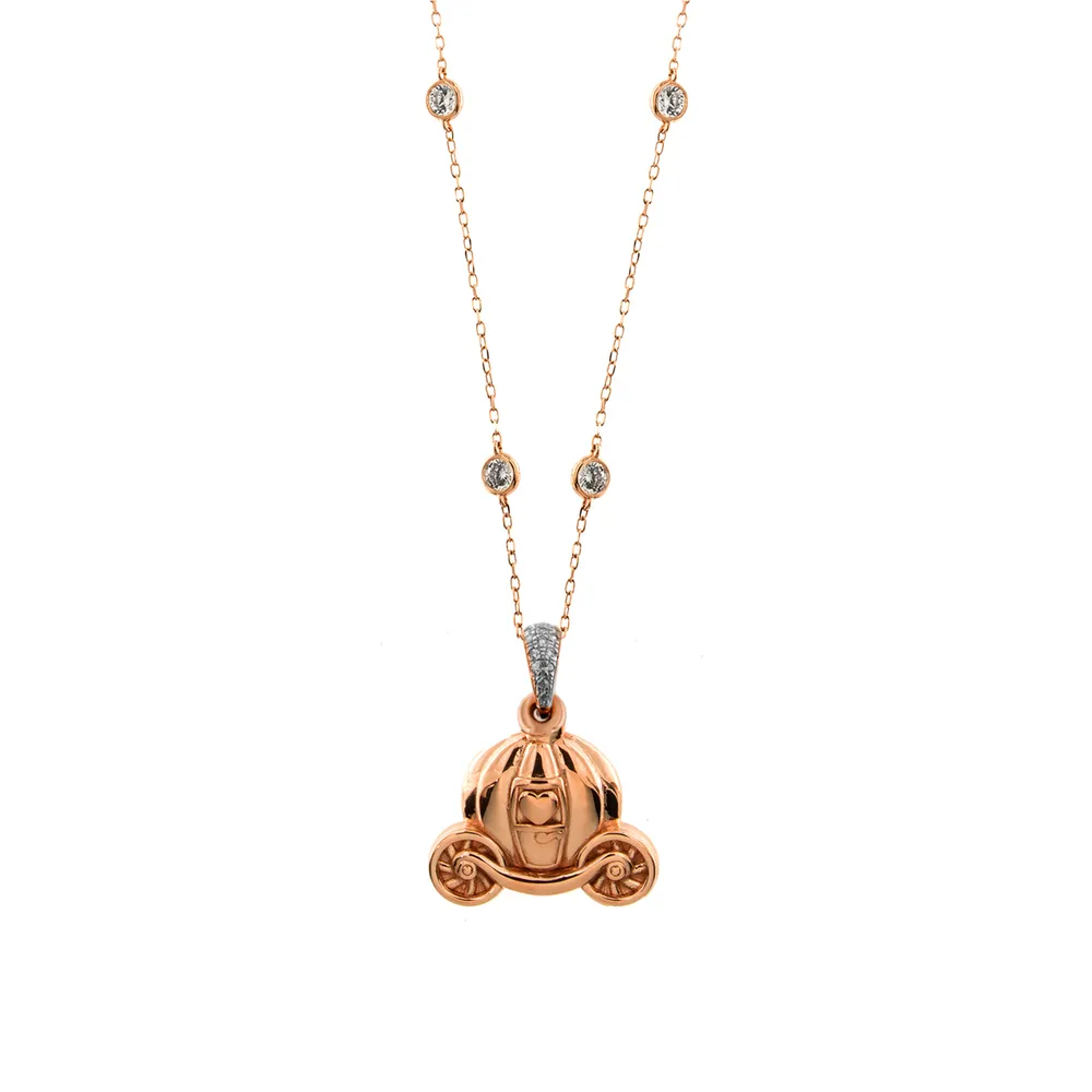 Collana Rue des Mille Castoni Carrozza Small Elettroformato