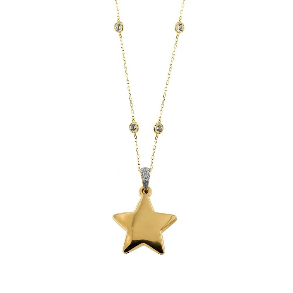 Collana Rue des Mille Stella Elettroformato Small