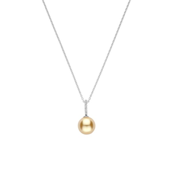 Collana Ti Sento Milano con Perla Champagne e Zirconi Collana Ti Sento Milano con Perla Champagne e Zirconi
