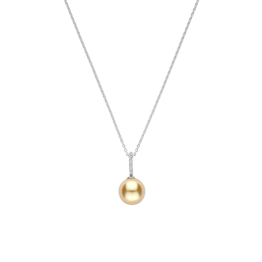 Collana Ti Sento Milano con Perla Champagne e Zirconi Collana Ti Sento Milano con Perla Champagne e Zirconi