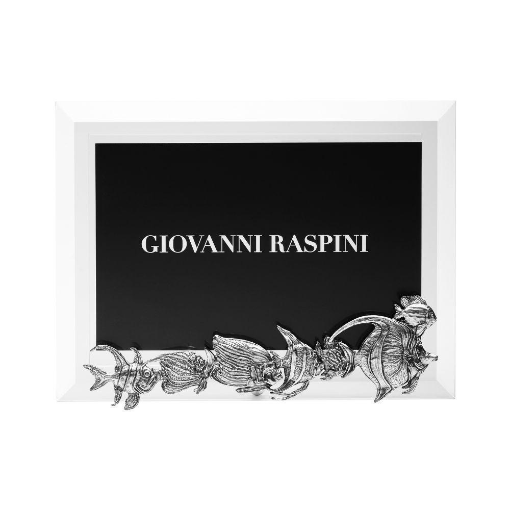 Cornice Giovanni Raspini Luce Pesci Orizzontale Grande 24 x 18 cm