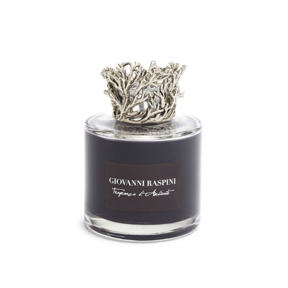 Diffusore Giovanni Raspini Coralli Piccolo 200 ml “Nero Divinio” in Bronzo Bianco