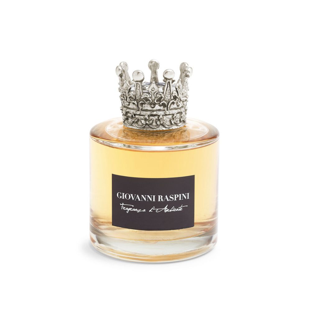 Diffusore Giovanni Raspini Corona Grande 200 ml “Polvere di Iris” in Bronzo Bianco
