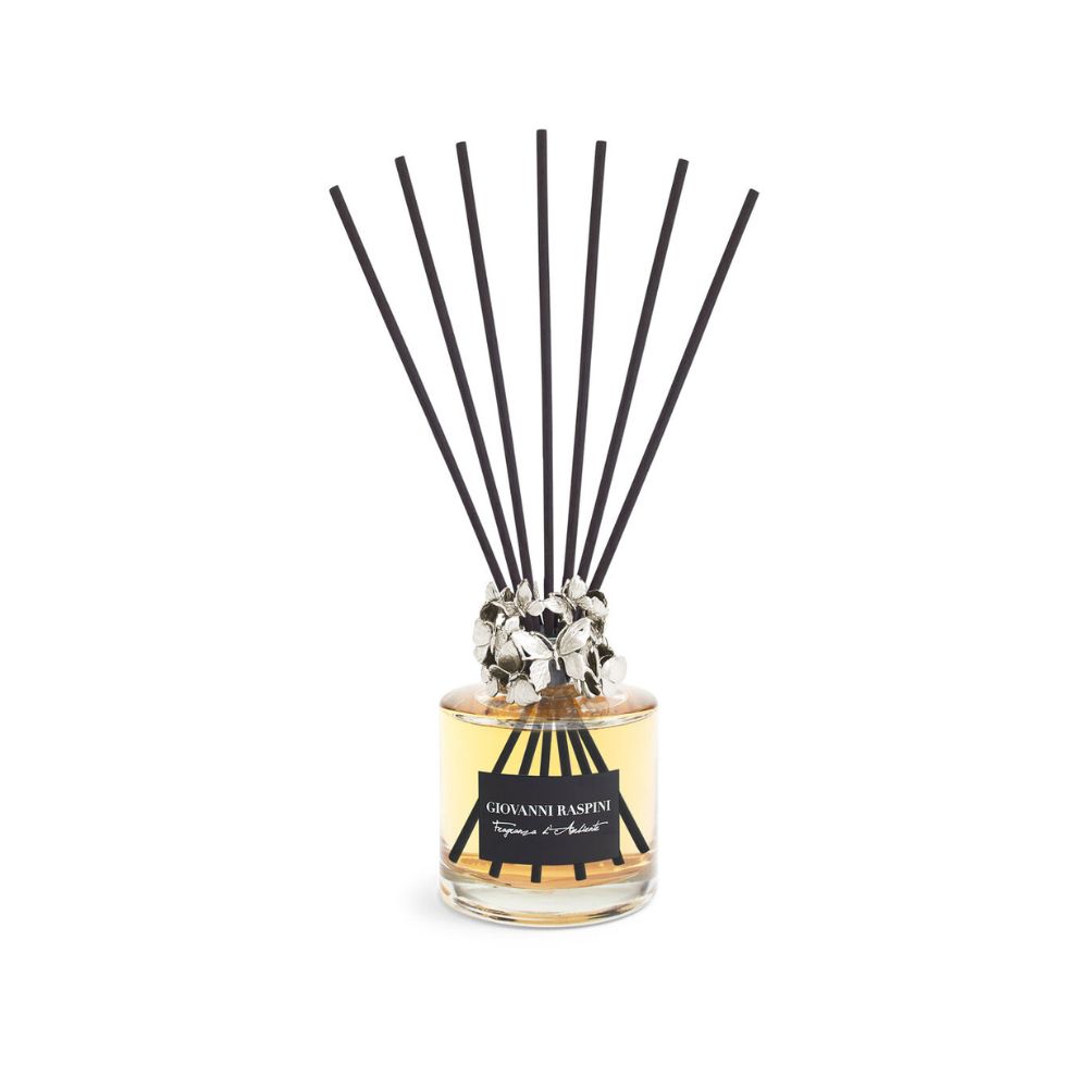 Diffusor Giovanni Raspini Farfalle Piccolo 200 ml "Iris Puder" in Weiß Bronze