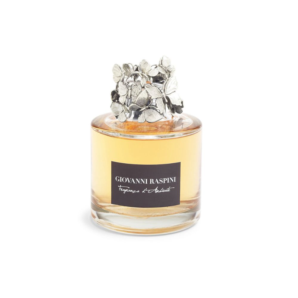 Diffusore Giovanni Raspini Farfalle Piccolo 200 ml “Polvere di Iris” in Bronzo Bianco