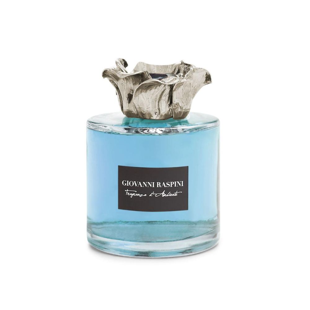 Diffusore Giovanni Raspini Fiore Grande 500 ml “Vento di Mare” in Bronzo Bianco