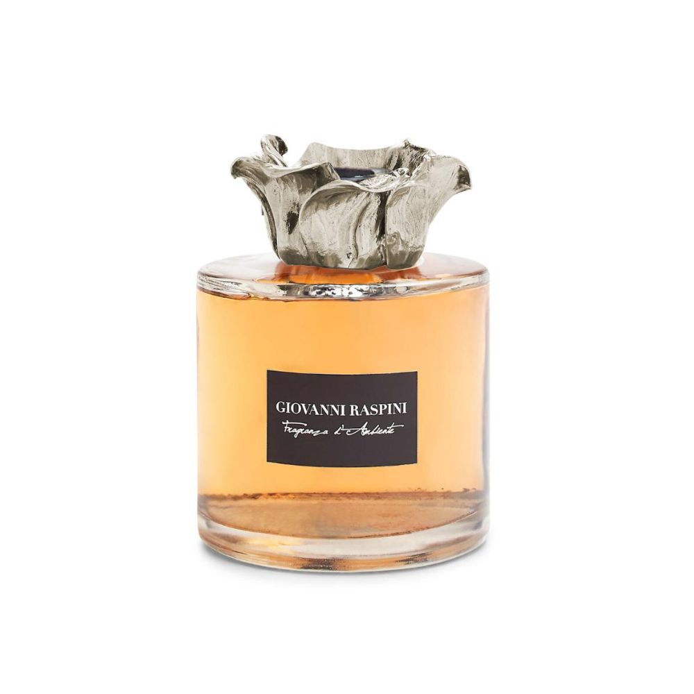 Diffusore Giovanni Raspini Fiore Grande 500 ml “Polvere di Iris” in Bronzo Bianco