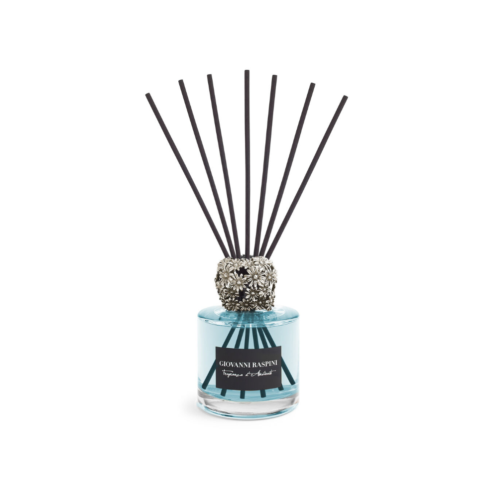 Diffusore Giovanni Raspini Garden Piccolo 200 ml “Vento di Mare” in Bronzo Bianco