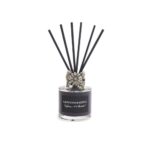 Giovanni Raspini Gänseblümchen Diffusor Klein 100 ml "Nero Divino" in Weiß Bronze