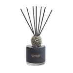 Giovanni Raspini Perlage Grande 500 ml "Nero Divino" Diffusor in Weiß Bronze