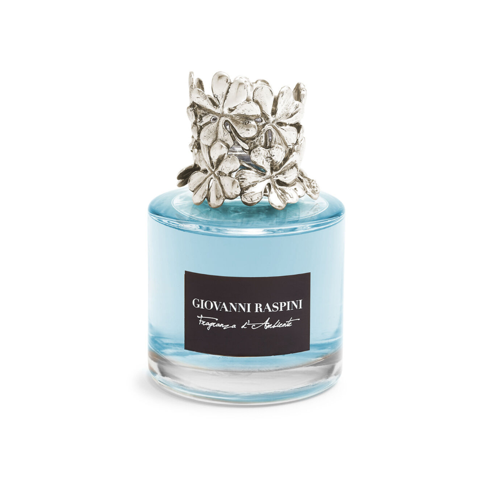 Diffusore Giovanni Raspini Quadrifogli Piccolo 200 ml “Vento di Mare” in Bronzo Bianco