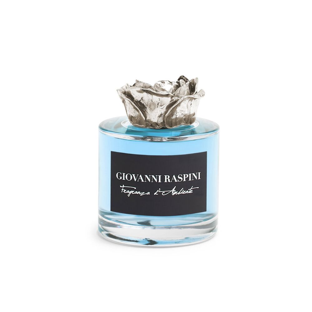 Diffusore Giovanni Raspini Rosa Piccolo 100 ml “Vento di Mare” in Bronzo Bianco