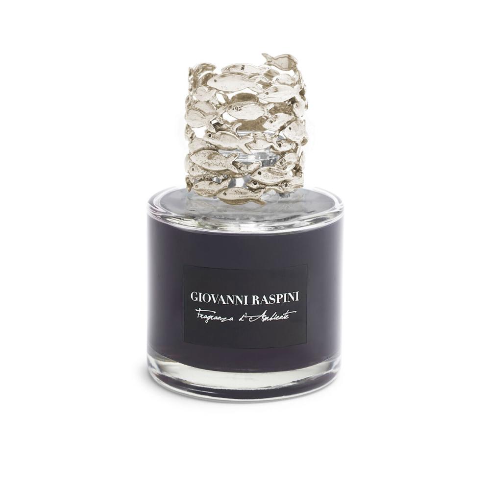 Diffusore Giovanni Raspini Sardine Piccolo 200 ml “Nero Divino” in Bronzo Bianco