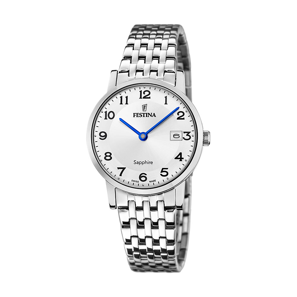 Orologio Festina Swiss Made Classic Bianco 29,3mm Orologio Festina Swiss Made Classic Bianco 29,3mm