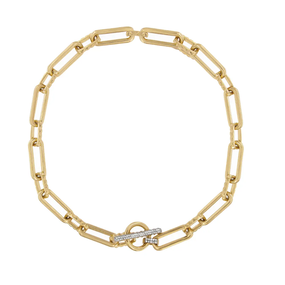 Rue des Mille Rebelle Necklace Chain Link T Bar