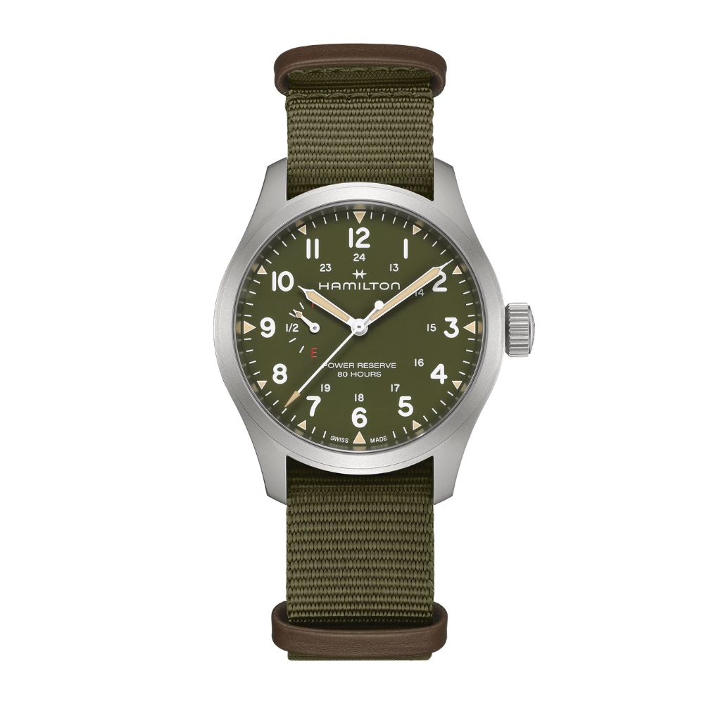 Hamilton Kaki Field Power Reserve Verde 40mm H69509960 Hamilton Kaki Field Power Reserve Verde 40mm H69509960