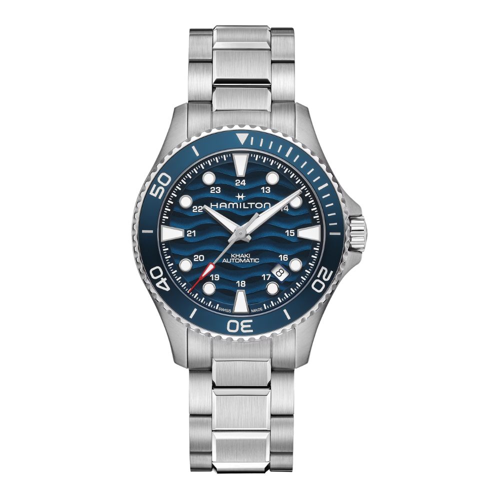Hamilton Khaki Navy Scuba Auto Blu 40mm H82425140 Hamilton Khaki Navy Scuba Auto Blu 40mm H82425140