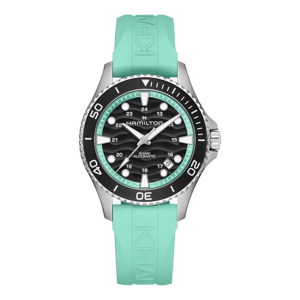 Hamilton Khaki Navy Scuba Auto Turchese 40mm H82415331 Hamilton Khaki Navy Scuba Auto Turchese 40mm H82415331
