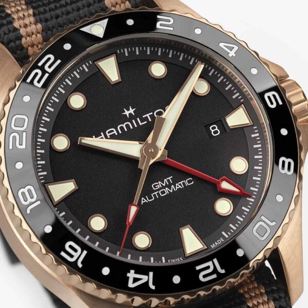 Hamilton Khaki Navy Scuba GMT Bronze 43mm H82565930