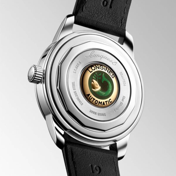 Longines Conquest Heritage Nero Pelle 38mm