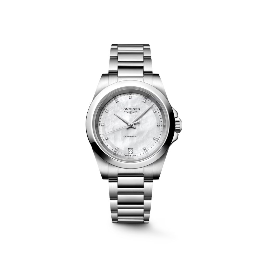 Longines Conquest Madreperla Bianca Quartz 34mm Longines Conquest Madreperla Bianca Quartz 34mm