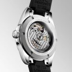 Longines Conquest Schwarz Caucciu 38 mm Uhr