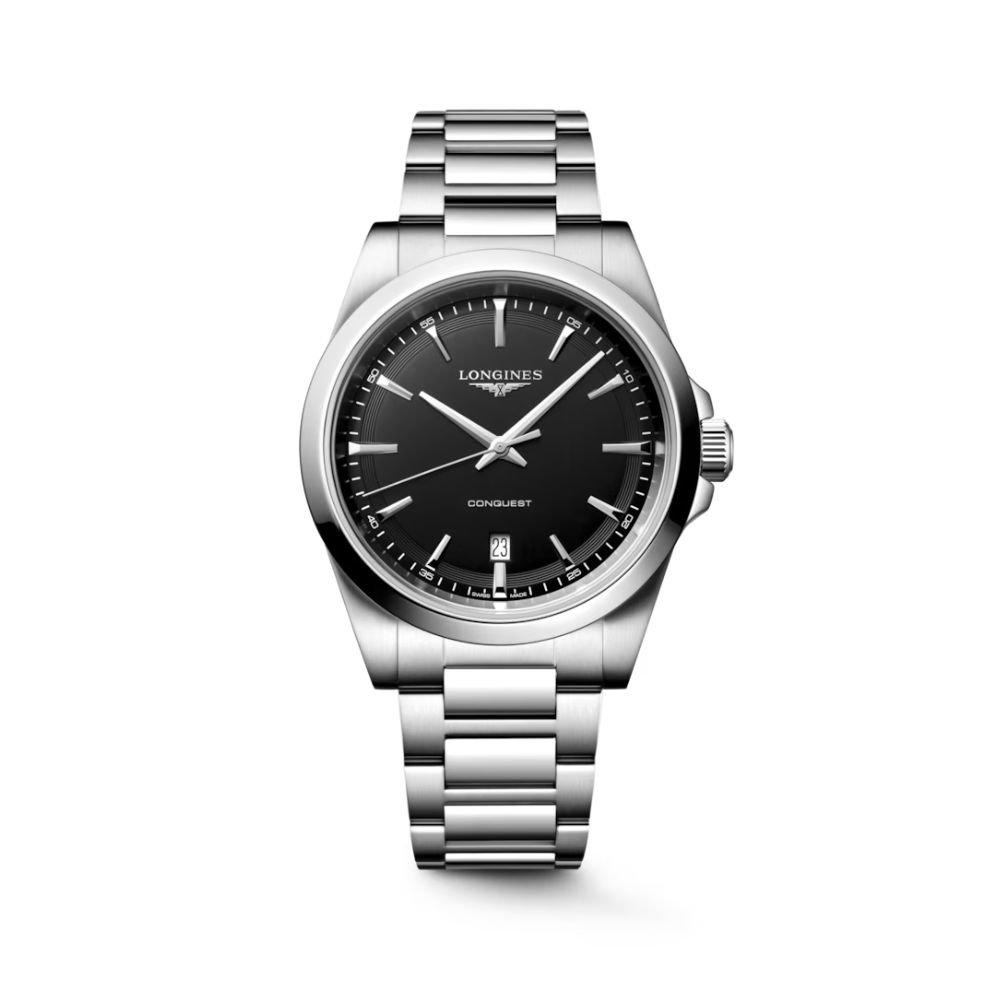 Longines Conquest Nero Acciaio Quartz 41mm Longines Conquest Nero Acciaio Quartz 41mm