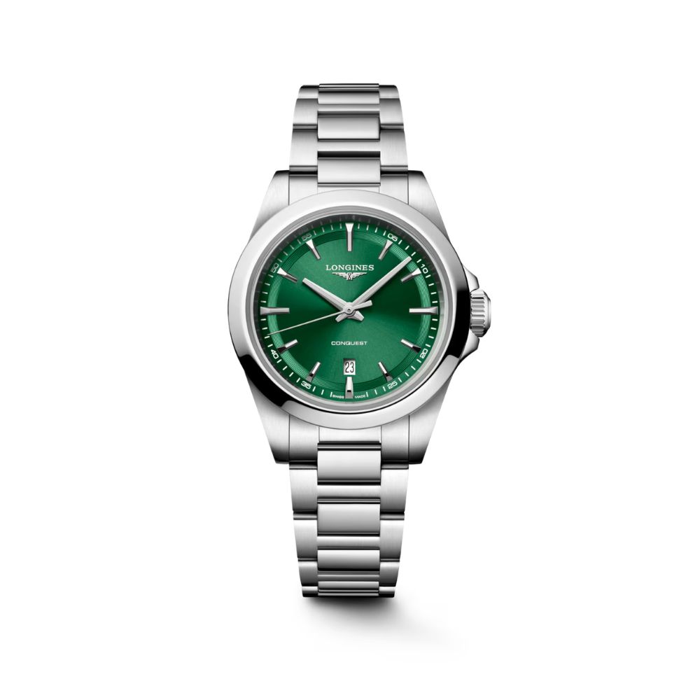 Longines Conquest Sunray Green Quartz 30mm Longines Conquest Sunray Green Quartz 30mm