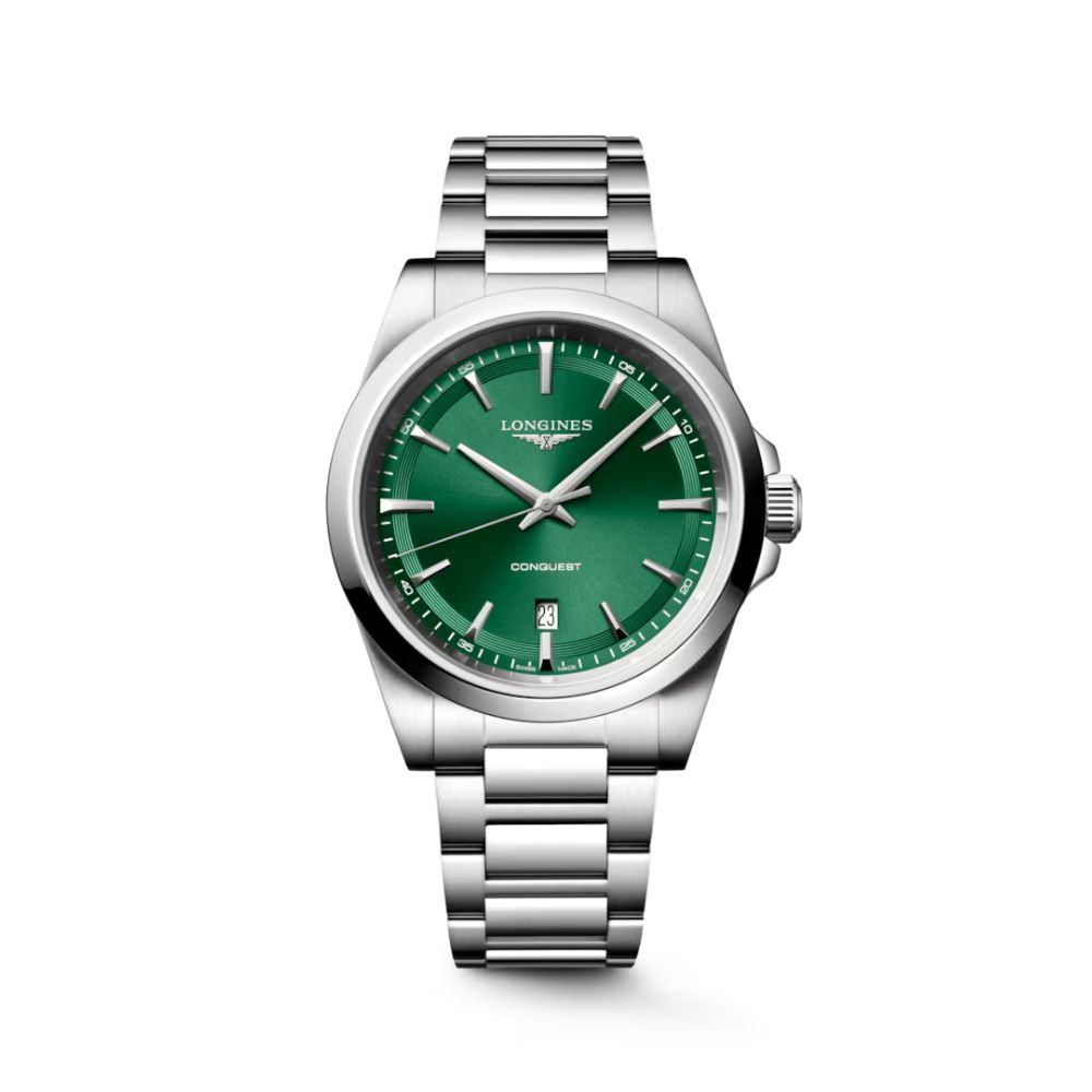 Longines Conquest Verde Acciaio Quartz 41mm Longines Conquest Verde Acciaio Quartz 41mm
