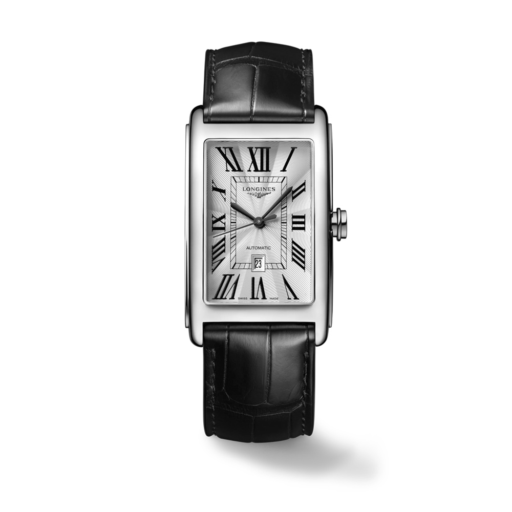 Longines Dolcevita Auto Pelle Argento 28,2 x 47mm Longines Dolcevita Auto Pelle Argento 28,2 x 47mm