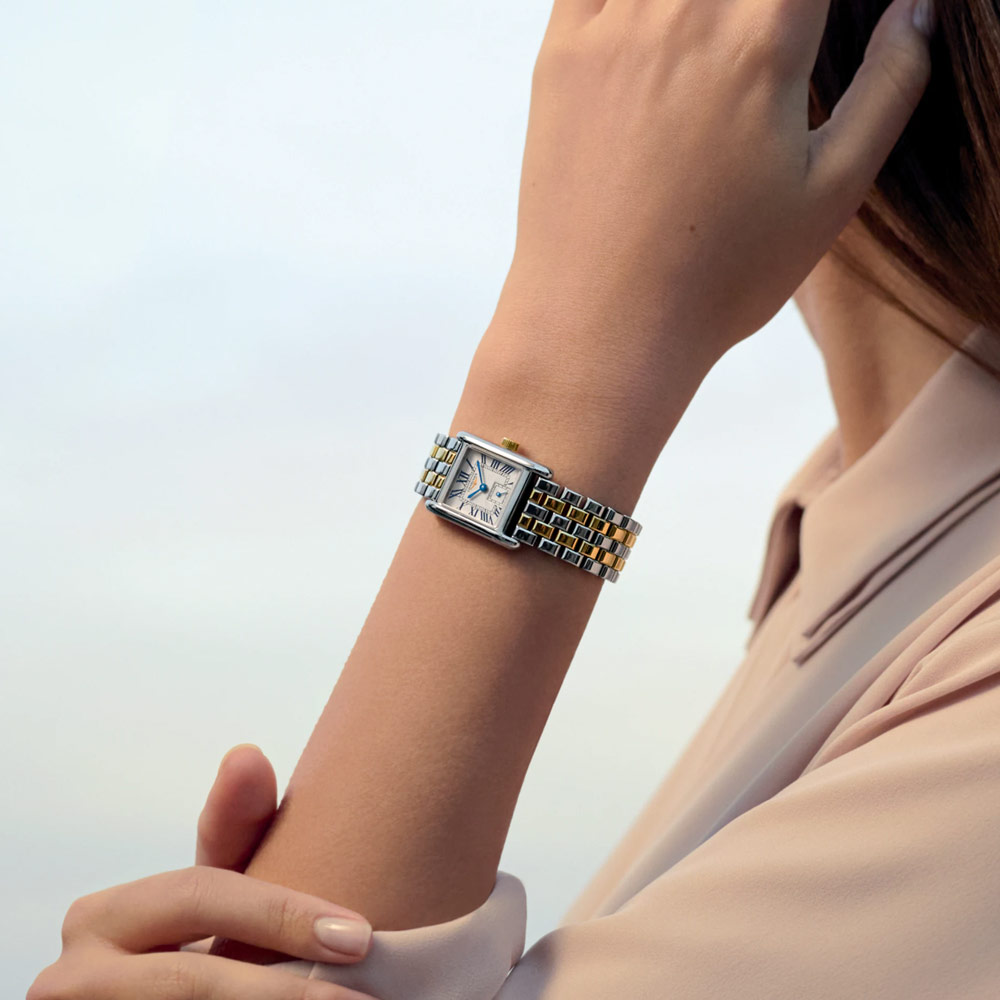 Longines Mini Dolcevita plattiert 21,5 x 29mm