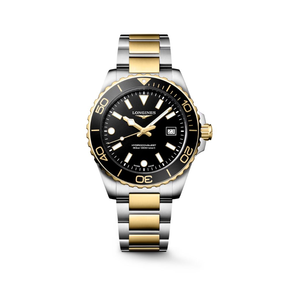 Longines Hydroconquest Nero Pvd Giallo Quartz 42mm Longines Hydroconquest Nero Pvd Giallo Quartz 42mm