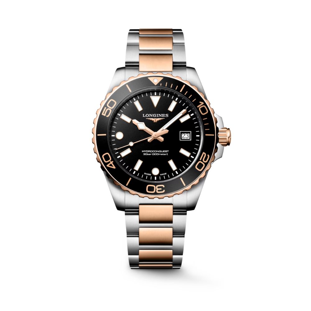 Longines Hydroconquest Nero Pvd Rosa Quartz 42mm Longines Hydroconquest Nero Pvd Rosa Quartz 42mm