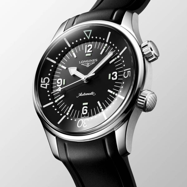 Longines Legend Diver Schwarz 39mm