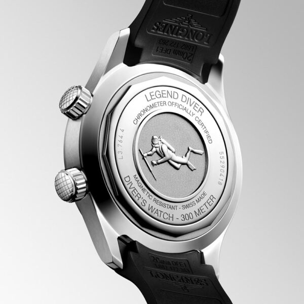 Longines Legend Diver Schwarz 39mm