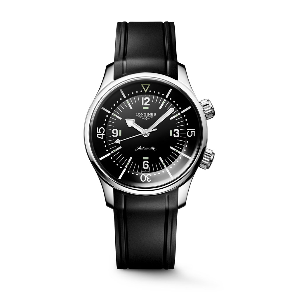 Longines Legend Diver Black 39mm