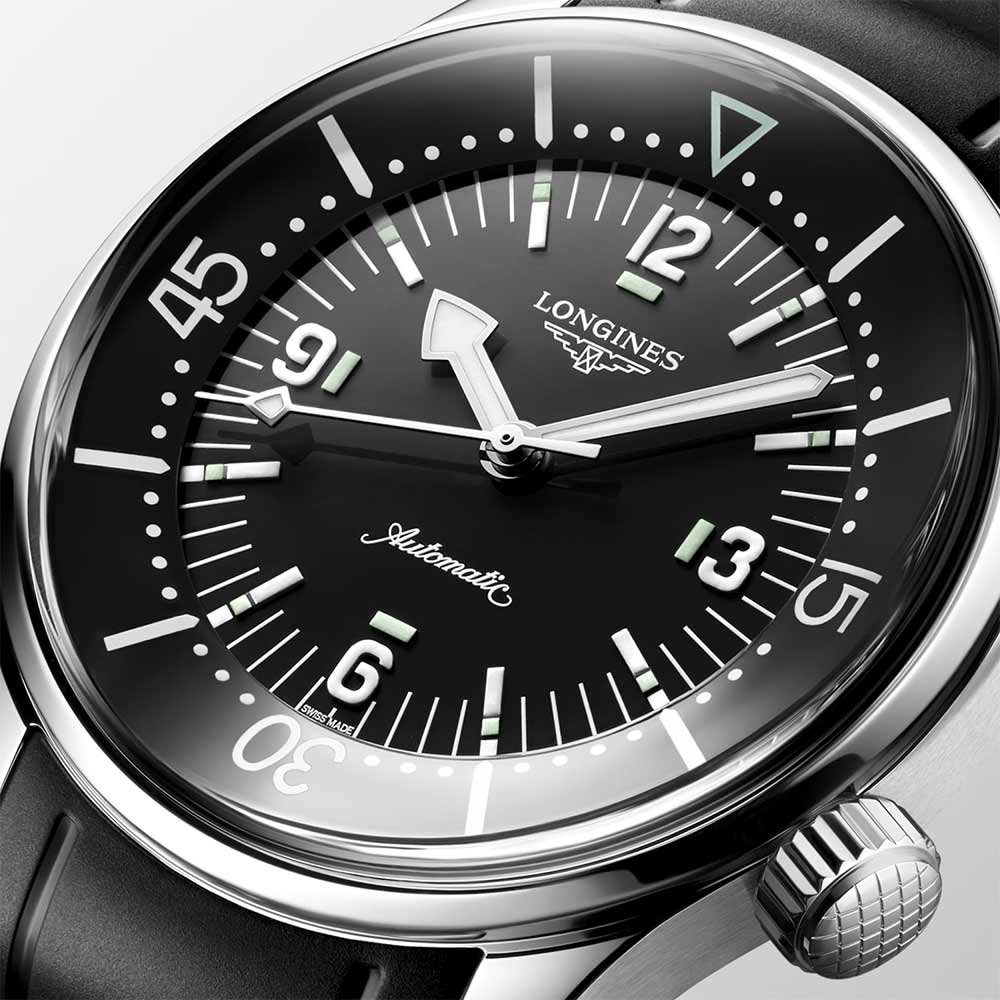 Longines Legend Diver Black 39mm