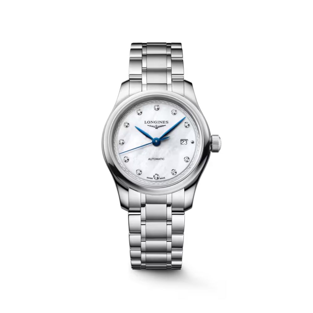 Longines Master Collection Madreperla Bianca Acciaio Automatico 30mm Longines Master Collection Madreperla Bianca Acciaio Automatico 30mm