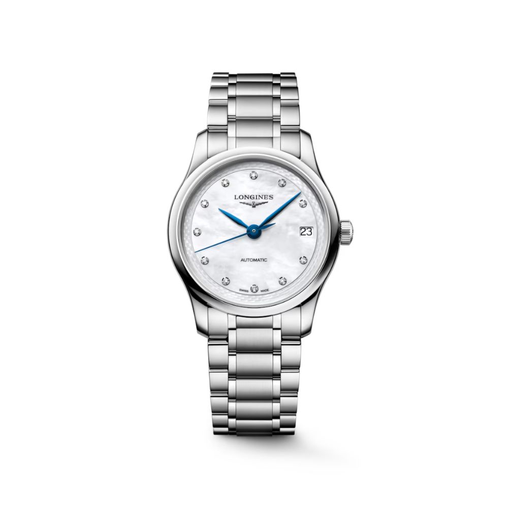 Longines Master Collection Madreperla Bianca Acciaio Automatico 34mm Longines Master Collection Madreperla Bianca Acciaio Automatico 34mm