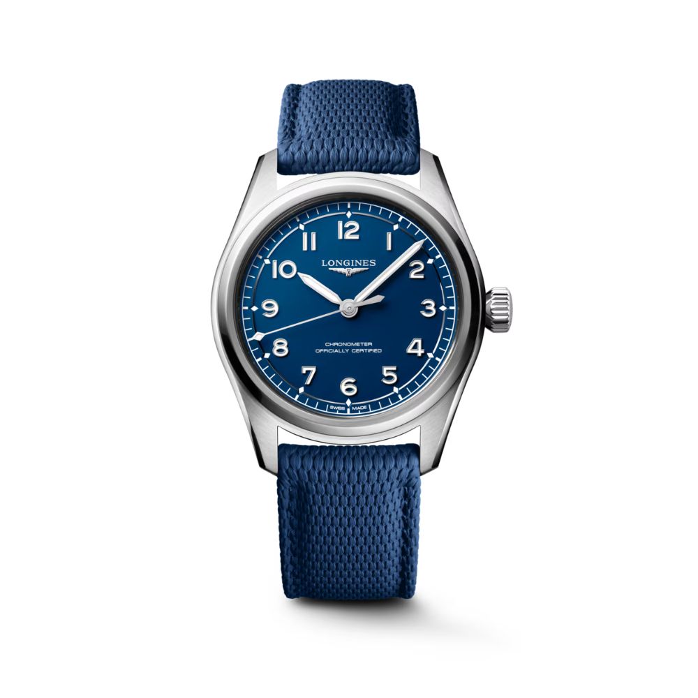 Longines Spirit Pilot Blu Caucciu Automatico 39mm Longines Spirit Pilot Blu Caucciu Automatico 39mm