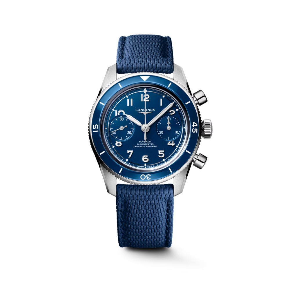 Longines Spirit Pilot Flyback Blu Caucciu 39,5mm Longines Spirit Pilot Flyback Blu Caucciu 39,5mm