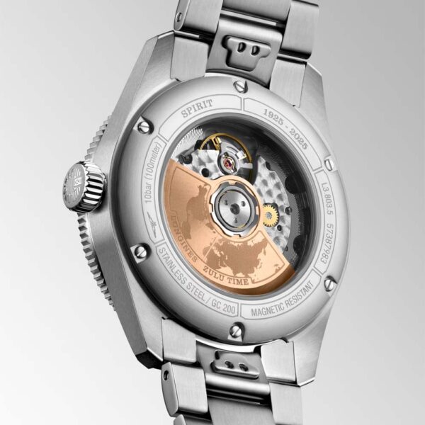 Longines Spirit Zulu Time Blau 39mm