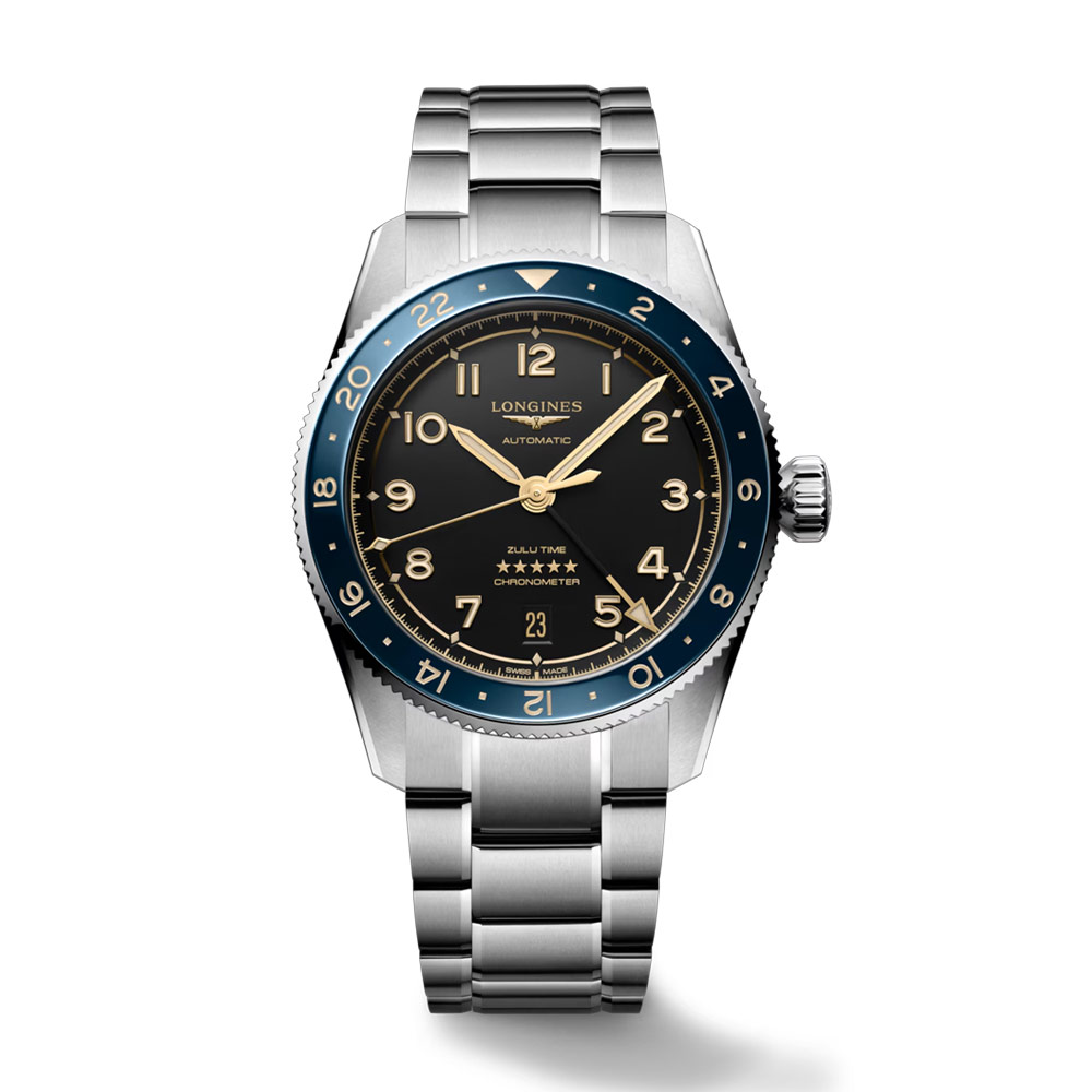 Longines Spirit Zulu Time Blue 39mm