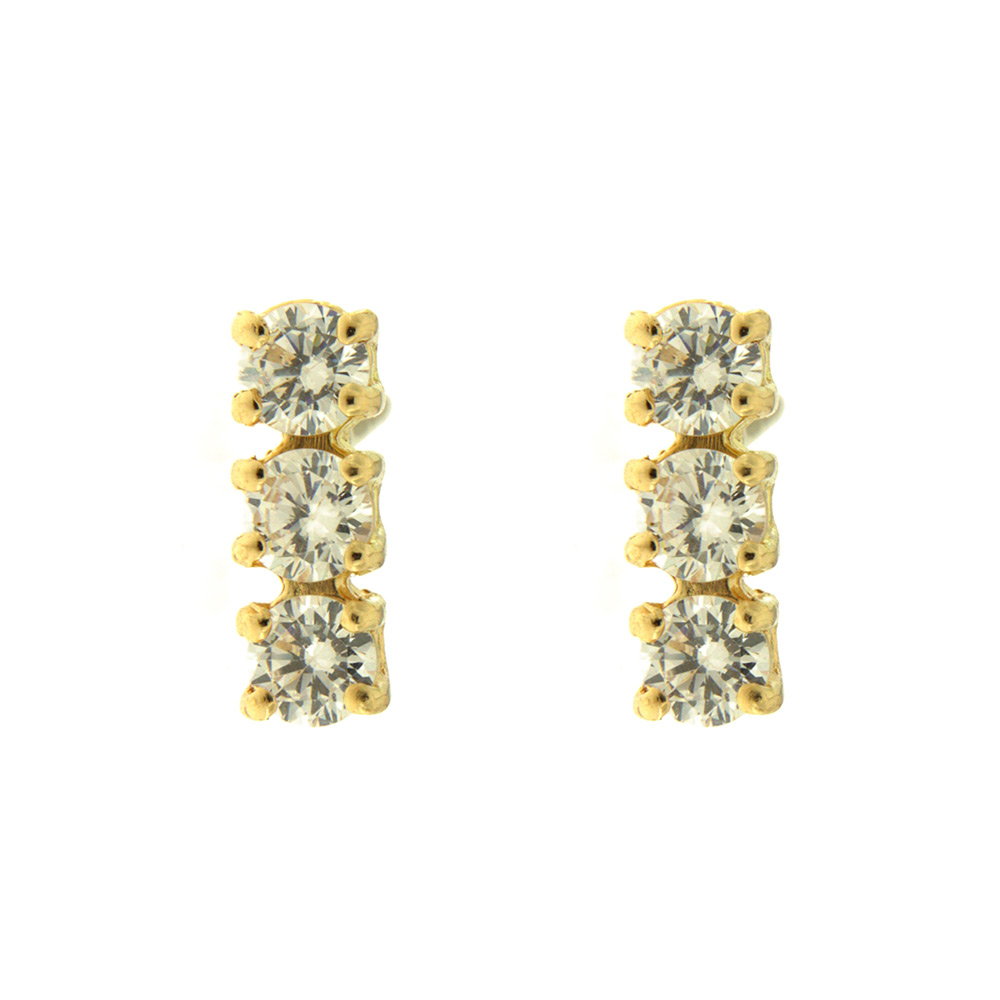 Orecchini Cleo Trilogy Giallo