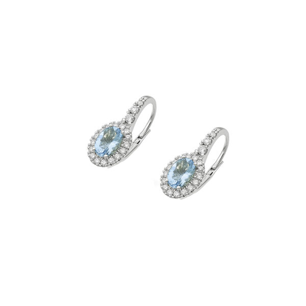 Fabio Ferro Aquamarin Nonnen-Ohrringe