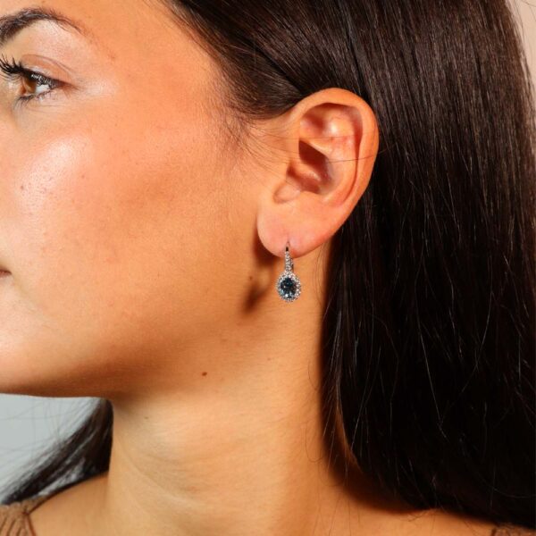 Fabio Ferro Aquamarin Nonnen-Ohrringe