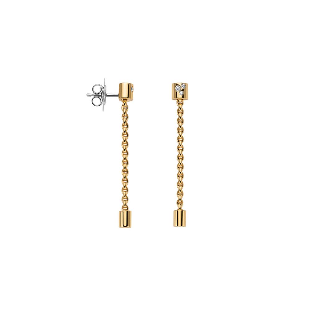 Fope Aria Gelbgold-Ohrringe mit Diamanten